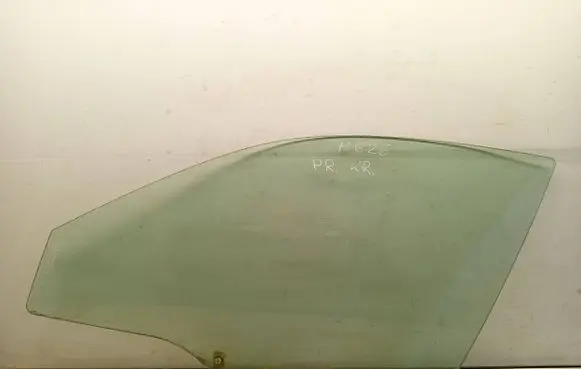 Mazda 626 Front door window glass four-door