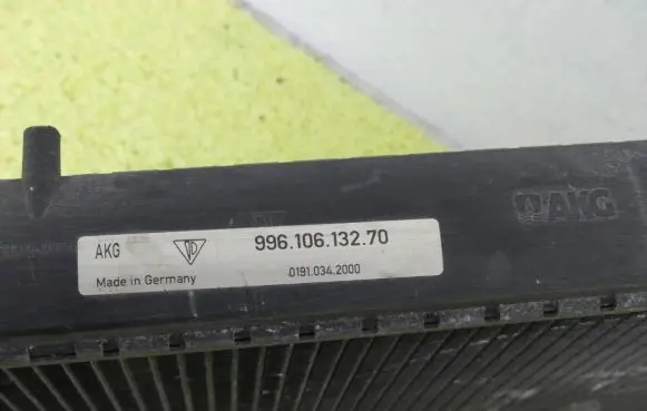 Porsche Boxster 982 Coolant radiator 99610613270
