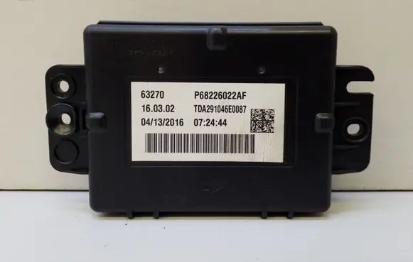 Chrysler Pacifica Air conditioning/heating control unit 68226022AF TDA291046E0087 63270