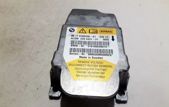 BMW 5 E60 E61 Airbag control unit/module 6577916055801 2204431-31