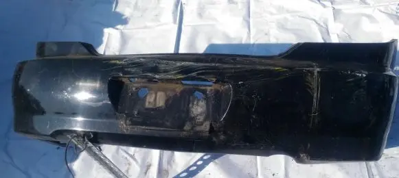 KIA Spectra Rear bumper juoda
