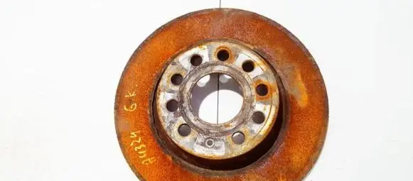 Volkswagen PASSAT B6 Rear brake disc neventiliuojamas