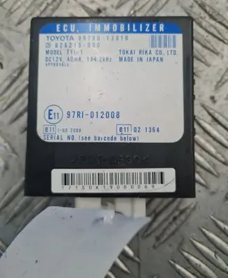 Toyota Corolla Verso E121 Immobilizer control unit/module 8978013010
