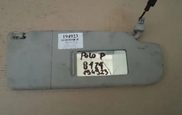 Volkswagen Polo IV 9N3 Sun visor