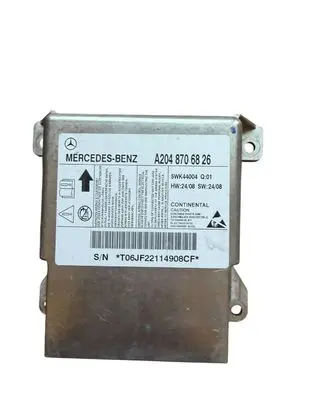 Mercedes-Benz C W204 Airbag control unit/module A2048706826 5WK44004 TQ6JF22114908CF
