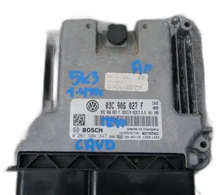 Volkswagen Golf VI Trunk lid opening control unit 03C906027F