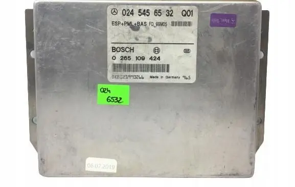 Mercedes-Benz S W220 ESP (stability system) control unit A0245456532