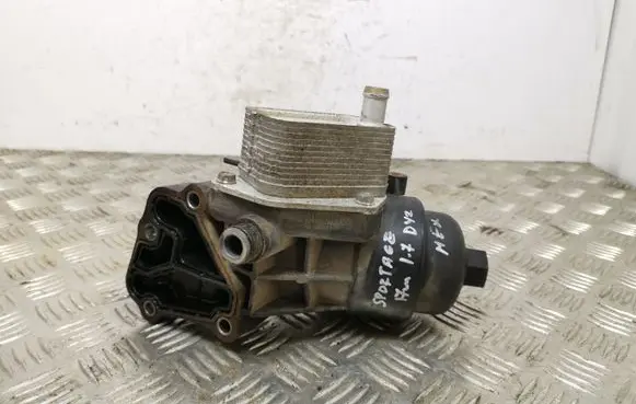 Oil filter mounting bracket