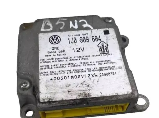 Volkswagen PASSAT B5 Airbag control unit/module 1J0909604