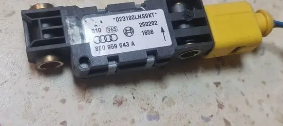 Airbag deployment crash/impact sensor