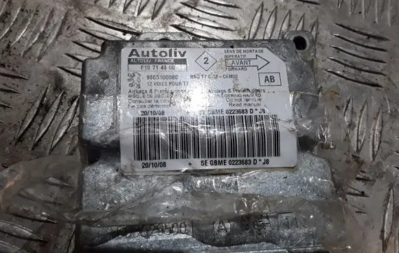 Peugeot 308 Airbag control unit/module 96651000080 610714900