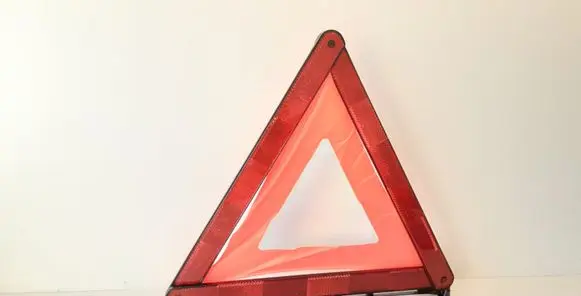 BMW 5 E60 E61 Emergency warning sign 1095457
