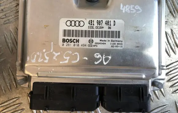 Audi A6 S6 C5 4B Engine control unit/module 4B1907401D 28SA5484 0281010494