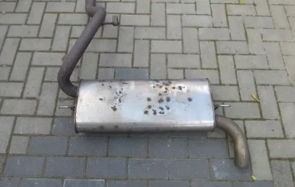 Ford C-MAX II Muffler ending 