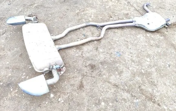 Volkswagen Touareg II Muffler/silencer 