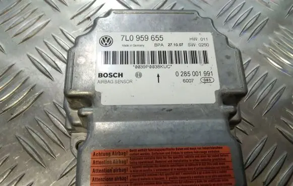 Volkswagen Touareg I Airbag control unit/module 7L0959655 0285001991