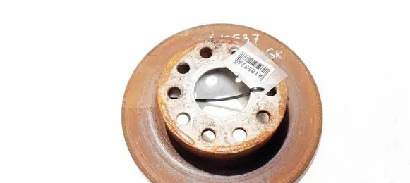 Audi A3 S3 8P Rear brake disc neventiliuojamas