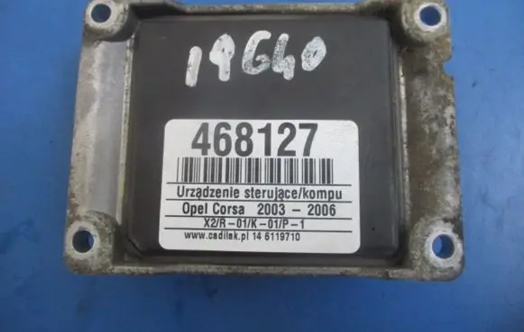 Opel Corsa C Engine control unit/module ECU 55352622
