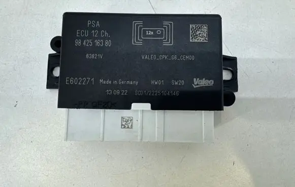 Opel Mokka X Parking PDC control unit/module 9842516380 E602271 ECU12C