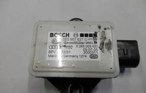 Audi A4 S4 B7 8E 8H ESP acceleration yaw rate sensor 8E0907637C