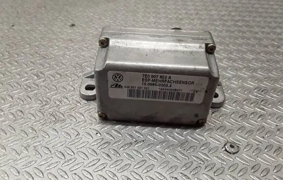 Volkswagen Touareg I ESP acceleration yaw rate sensor 7E0907652A 448801001021 10098503034