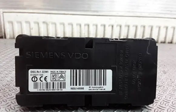 Peugeot 407 Tire pressure control unit 9655140080