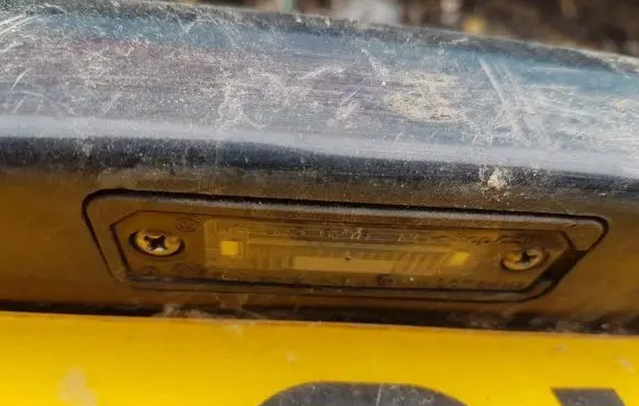 Volkswagen Golf V Number plate light