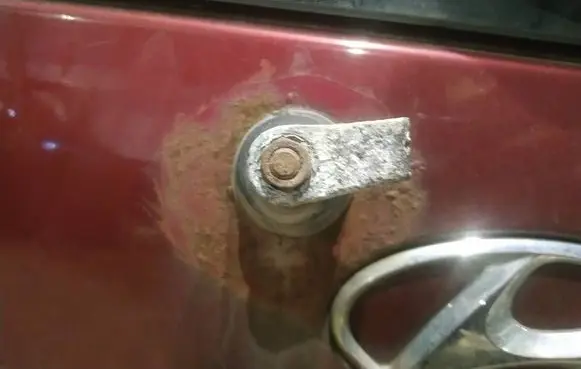 Hyundai Santa Fe Rear window wiper motor 