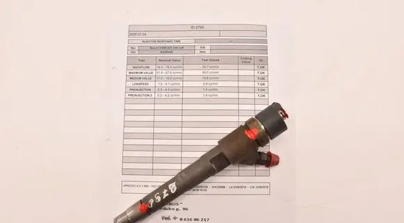 Iveco Daily 5th gen Fuel injector 504389548 5801594342 0986435248