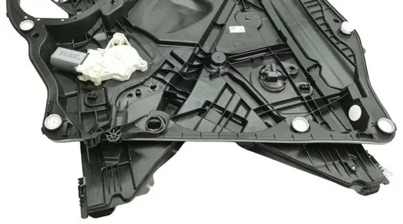 Volkswagen Tiguan Front door window regulator with motor 571837401L