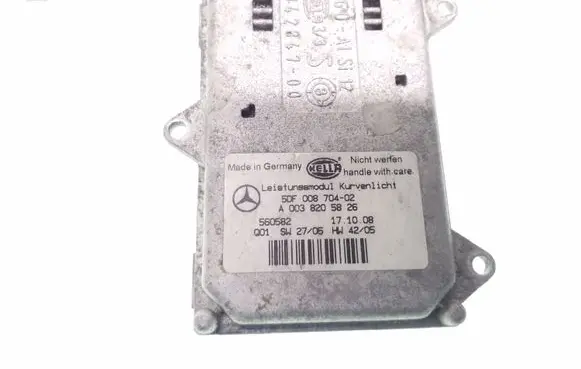 Mercedes-Benz E W211 Headlight ballast module Xenon A0038205826 5DF00870402