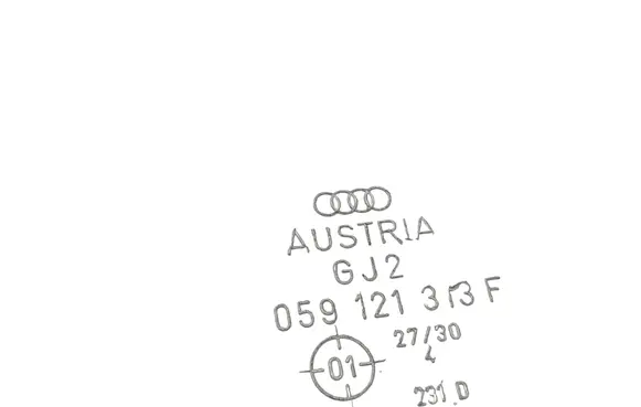 Audi A6 S6 C5 4B Timing belt guard (cover) 059121313F
