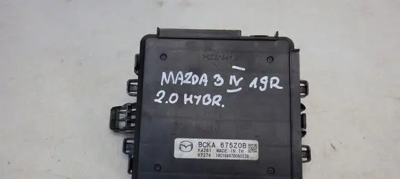 Mazda 3 Ignition amplifier control unit BCKA675Z0B