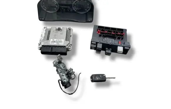 Volkswagen Golf V Engine ECU kit and lock set 03C906056AK 0261S02071 1K0920051F