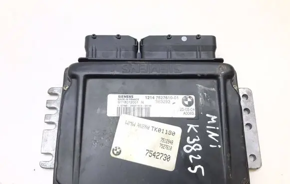 Mini One - Cooper R50 - 53 Engine control unit/module 7527610 1214752761001 7512948