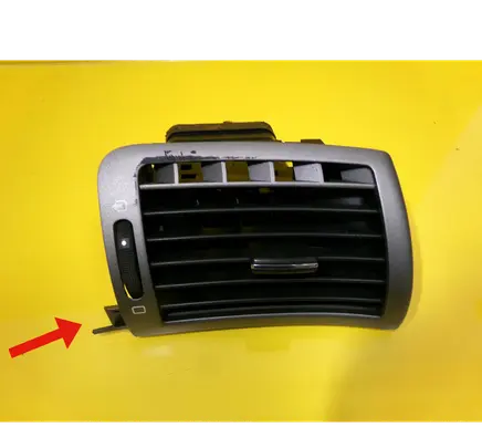 Dashboard side air vent grill/cover trim