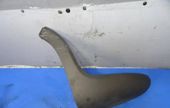 Rear bumper lower part trim