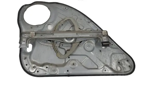 Rear window lifting mechanism without motor