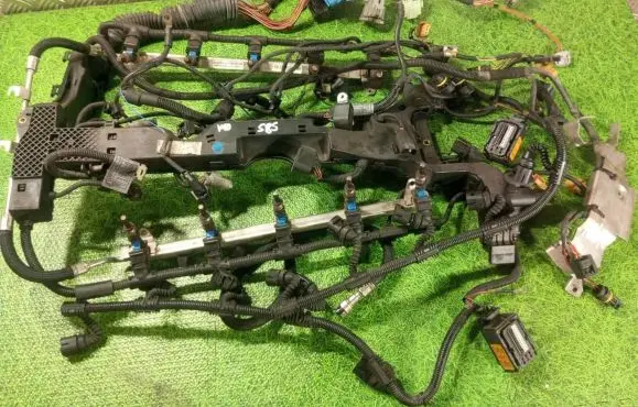 Engine installation wiring loom