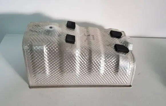 Heat shield in engine bay