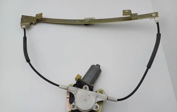 Renault Megane I Front door window regulator with motor 0130821721