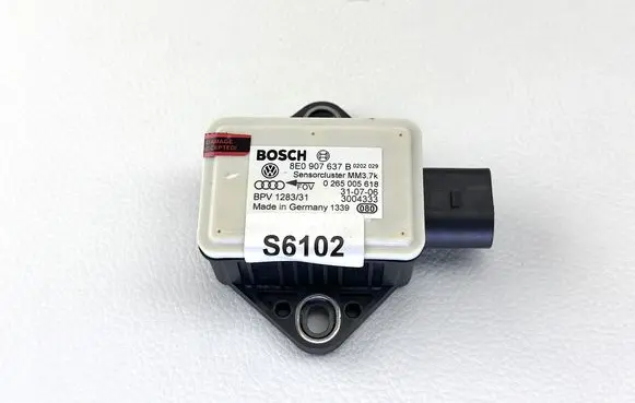 Audi A4 S4 B7 8E 8H ESP acceleration yaw rate sensor 8E0907637B 0265005618
