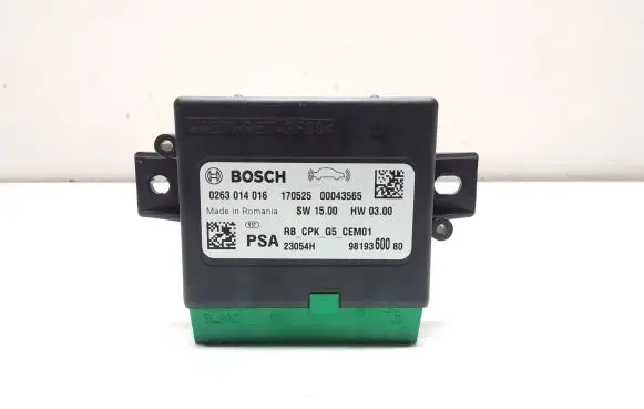 Peugeot 508 Parking PDC control unit/module 9819360080 0263014016