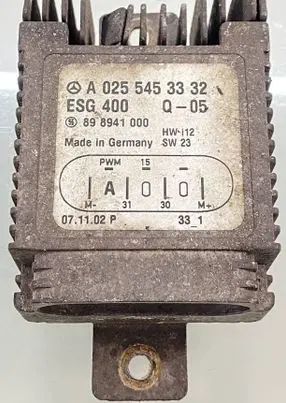 Mercedes-Benz Vaneo W414 Coolant fan relay A0255453332 898941000 ESG400