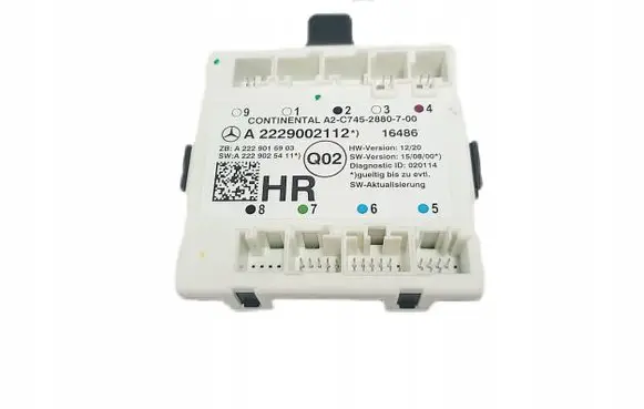 Mercedes-Benz C W205 Door control unit/module A2229002112
