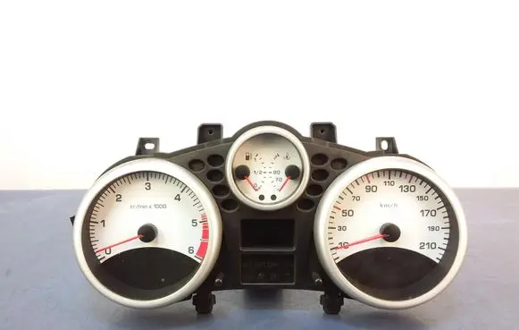 Peugeot 206+ Speedometer (instrument cluster) 9666637280
