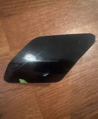 Headlight washer spray nozzle cap/cover
