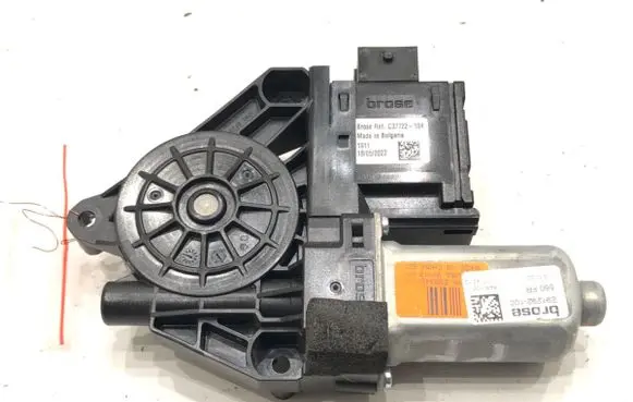 Front door window regulator motor