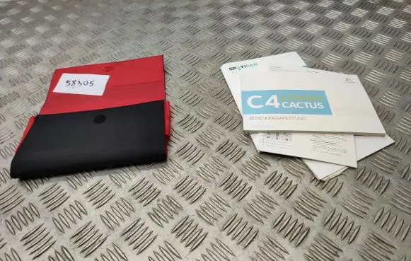 Citroen C4 Cactus Owners service history hand book 