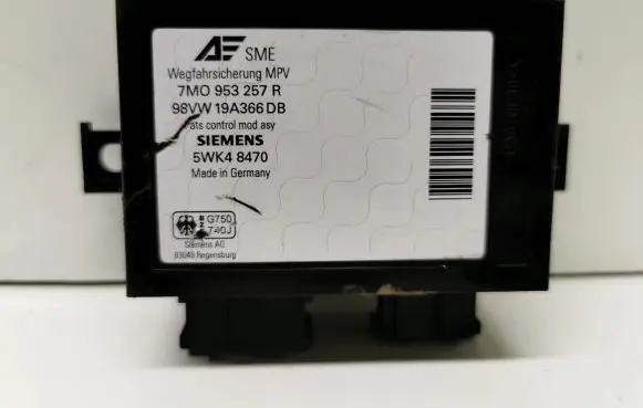 Volkswagen Sharan Immobilizer control unit/module 7MO953257R